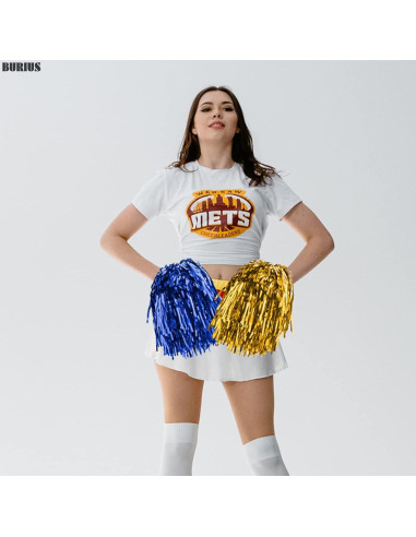 Set de Pompones de Animación BURIUS - 6 Piezas Multicolor 25 cm