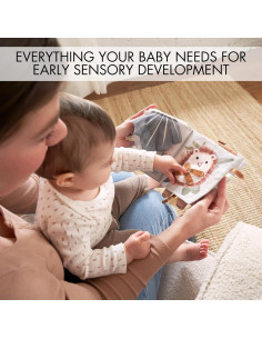 Libro Suave Sensorial para Bebés ZICOTO - Animales 0-18 Meses 2