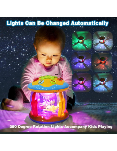 Juguete Musical Oceánico Aboosam 0.51 kg para Bebés 6-18 Meses