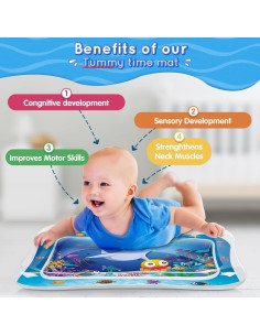 Alfombra de Agua Sensorial Infinno 66x50 cm para Bebés 2