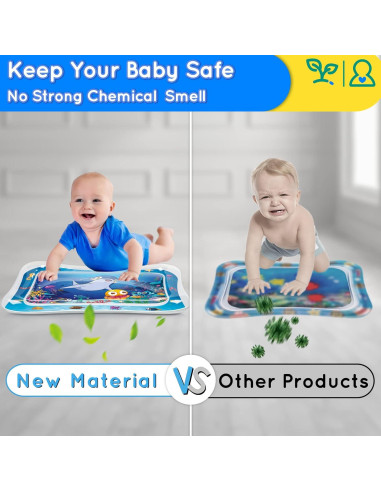 Alfombra de Agua Sensorial Infinno 66x50 cm para Bebés