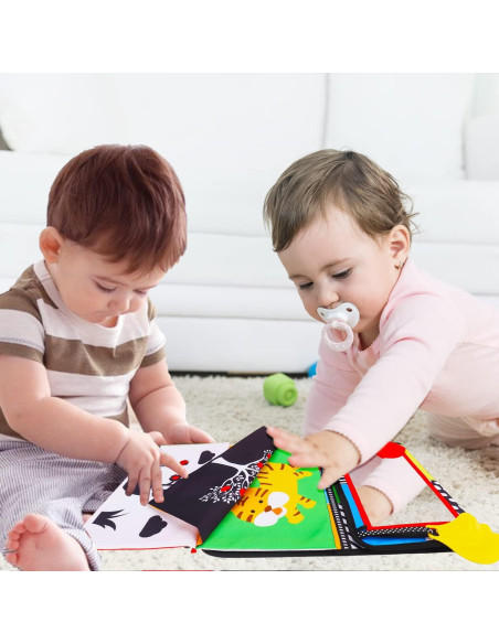 Espejo Tummy Time Bebés Thremhoo con Libro Sensorial