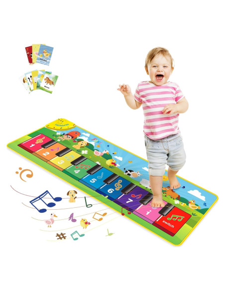 Alfombra de Piano Foki para Niños 0-5 Años 99.8x35.8cm