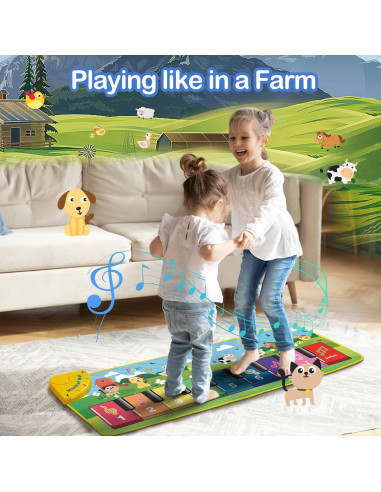 Alfombra de Piano Foki para Niños 0-5 Años 99.8x35.8cm