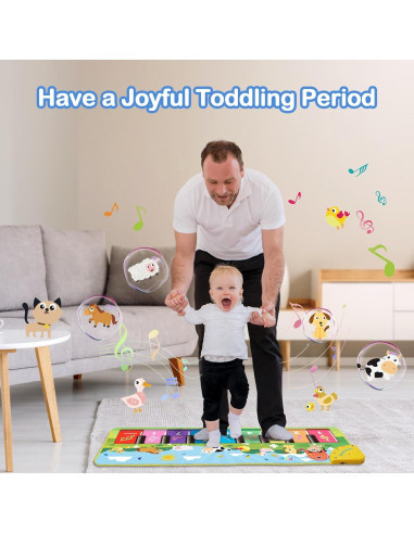 Alfombra de Piano Foki para Niños 0-5 Años 99.8x35.8cm