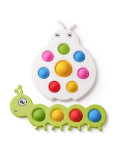 LiKee Fidget Popper Juguete Sensorial 2 Piezas 10+ Meses