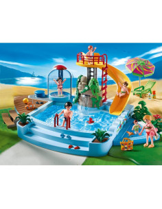 Set de Construcción Playmobil 4858 Piscina con Tobogán 2