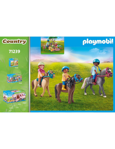 Aventura de Picnic con Caballos Playmobil 71239