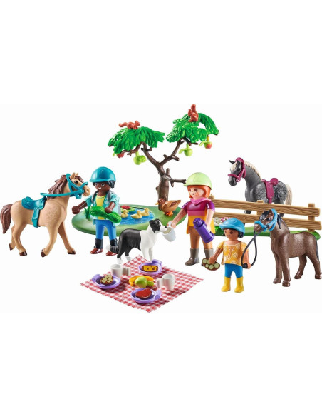 Aventura de Picnic con Caballos Playmobil 71239