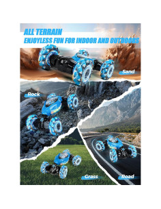 Coche Acrobático RC VXTUYO 4WD Control Gestos Luz Música 2