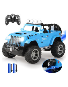 Coche RC Carox 1:16 Control Remoto LED y Sonido - Azul