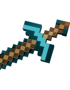 Mattel Minecraft Espada y Pico Diamante 2-en-1 Infantil 2