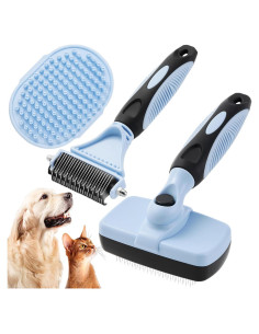 Juego de Cepillos para Gatos y Perros 3 Piezas - XAQMHSW