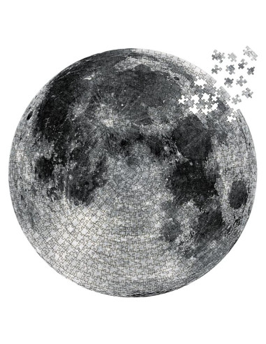 Rompecabezas Redondo 1000 Piezas MaxRenard La Luna 68,4 cm