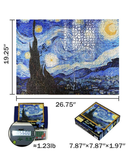 Rompecabezas MaxRenard Noche Estrellada 1000 Piezas