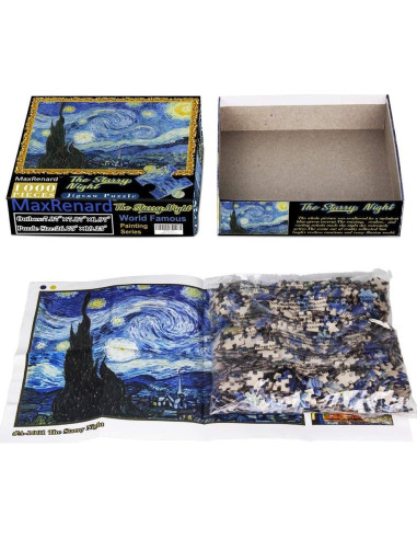 Rompecabezas MaxRenard Noche Estrellada 1000 Piezas