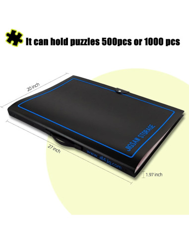 Carpeta de Almacenamiento de Rompecabezas ALL4JIG 20 Piezas