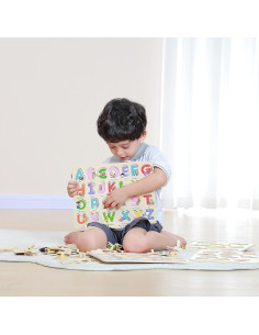 Rompecabezas de Clavo de Madera GRINNNIE 4 Piezas Educativos 2
