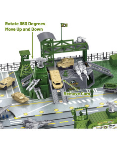 Juego de Base Militar de deAO con 38 Accesorios y Mapa 2