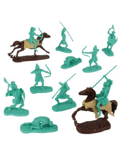 Figuras de Guerreras Amazonas LOD - 12pc Juguete Antiguo
