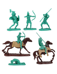 Figuras de Guerreras Amazonas LOD - 12pc Juguete Antiguo 2