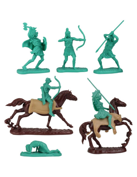 Figuras de Guerreras Amazonas LOD - 12pc Juguete Antiguo