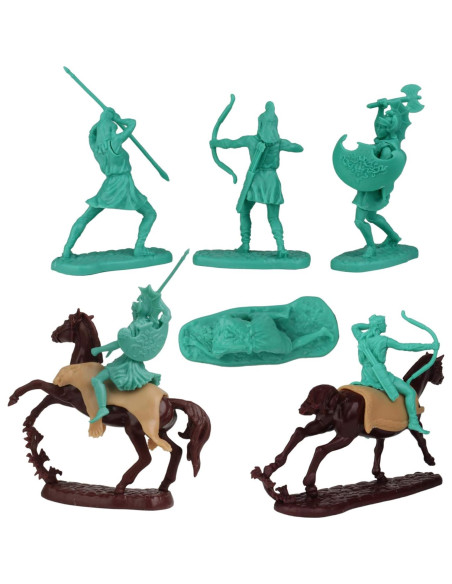 Figuras de Guerreras Amazonas LOD - 12pc Juguete Antiguo