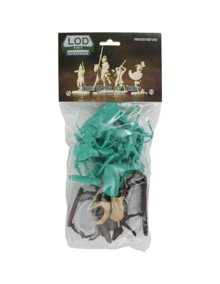 Figuras de Guerreras Amazonas LOD - 12pc Juguete Antiguo