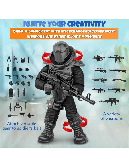 Figuras de Acción Rani Prize Ejército EE. UU. 736 Piezas