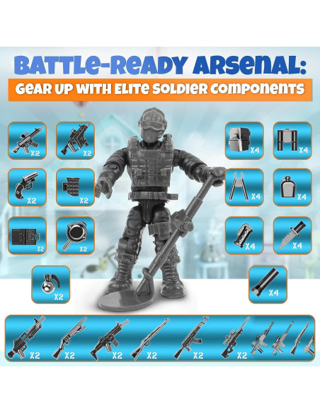 Figuras de Acción Rani Prize Ejército EE. UU. 736 Piezas