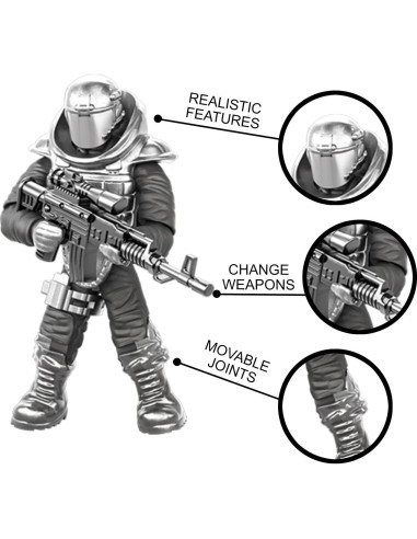 Figuras de Acción Rani Prize Ejército EE. UU. 736 Piezas