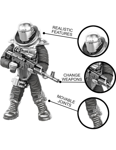 Figuras de Acción Rani Prize Ejército EE. UU. 736 Piezas
