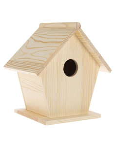 Casa de Pájaros de Madera Sin Terminar Hobby Lobby 13.65x17.78x19.05 cm