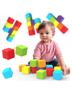 Bloques de Construcción Magnéticos Grandes Pairez Toys 12 PCS
