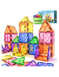 Bloques de Construcción Magnéticos Soyee 32 Piezas 3+ Años