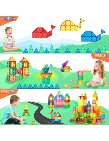 Bloques de Construcción Magnéticos Soyee 32 Piezas 3+ Años