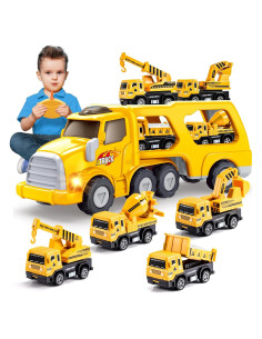 Coche Control Remoto Camión Construcción SnapGlowz 0.82kg