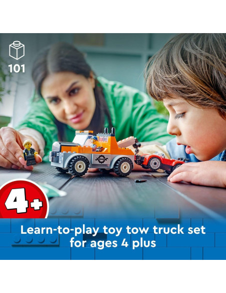 LEGO City Camión de Remolque y Reparación 60435 - 101 Piezas