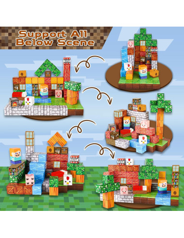 Bloques Magnéticos Goody King 100PCS Juguete STEM 20cm