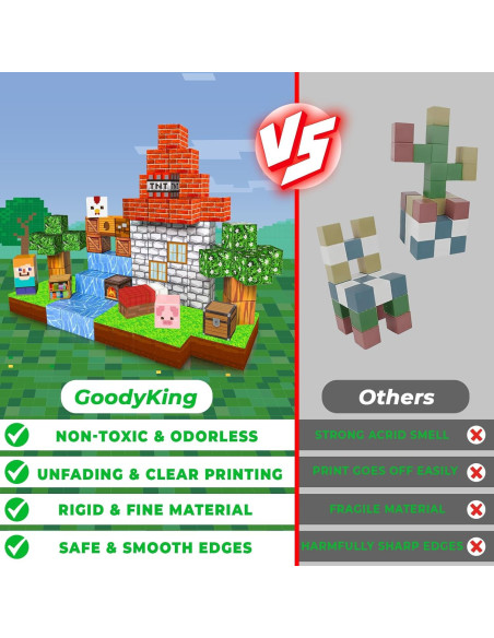 Bloques Magnéticos Goody King 100PCS Juguete STEM 20cm