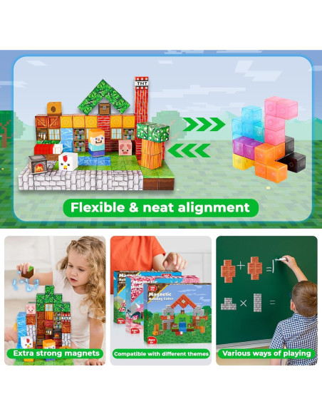 Bloques Magnéticos Goody King 100PCS Juguete STEM 20cm
