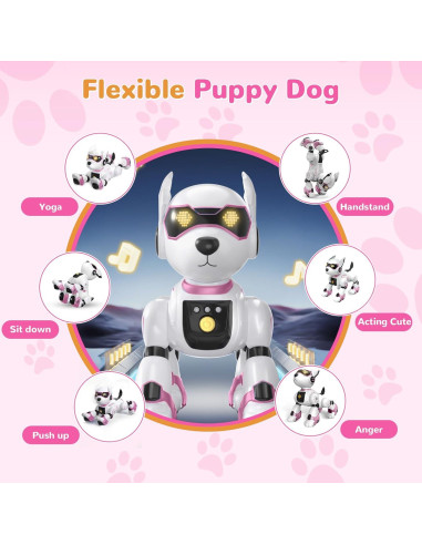 Perro Robot Interactivo Programable GUANGDONG 24x14x16cm