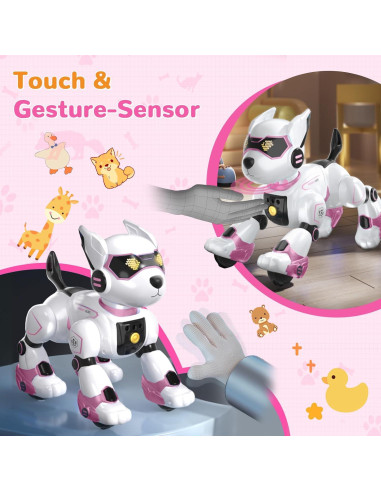 Perro Robot Interactivo Programable GUANGDONG 24x14x16cm