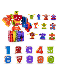 Juguetes Robot Lydaz 10 Pcs Educativos STEM para Niños 3-5