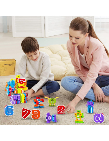 Juguetes Robot Lydaz 10 Pcs Educativos STEM para Niños 3-5