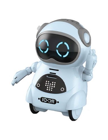 Robot Mini Interactivo GoolRC Azul con Voz y Baile