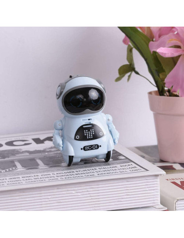 Robot Mini Interactivo GoolRC Azul con Voz y Baile