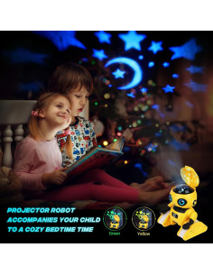 Robot Control Remoto Recargable Flybakiz Amarillo 12cm 2