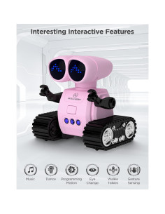 Robot Control Remoto Recargable Oharsea Rosa para Niños 2