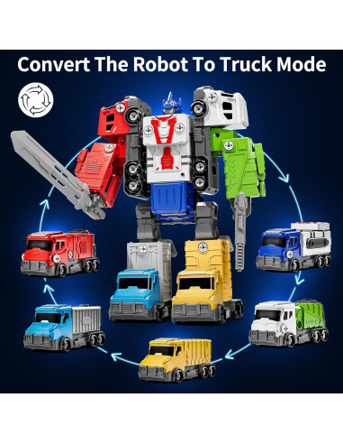 Juguete Desarmable Robot 5 en 1 WATUDOU para Niños 3+